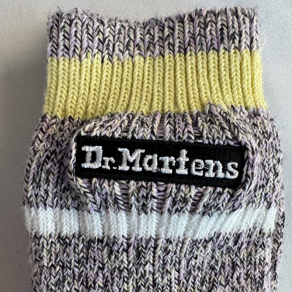 Dr. Martens Lilac Organic Short Marl Cotton Blend Socks Size S/M - Picture 7 of 8